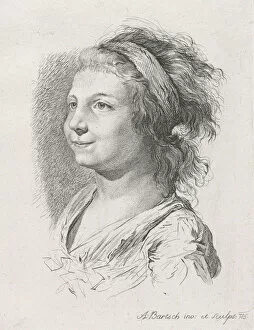 Bartsch Johann Adam Gallery: Portrait of Maria Anna Schaubach, 1785. Creator: Adam von Bartsch
