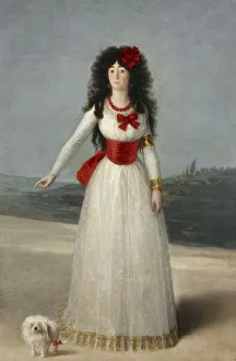 Portrait of Maria Cayetana de Silva (1762-1802), 13th Duchess of Alba, 1795. Artist: Goya, Francisco, de (1746-1828)