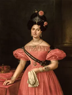 Ayuntamiento De Sevilla Collection: Portrait of Maria Christina of the Two Sicilies (1806-1878)