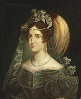 Portrait of Maria Cristina of Savoy (1812-1836), Queen of the Two Sicilies, 1830. Creator: Navarra