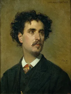 Portrait of Maria Fortuny. Artist: Madrazo y Kuntz, Federico de (1815-1894)