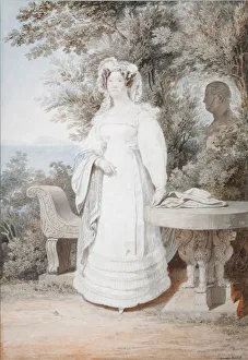 Alexander Pavlovich 1798 1877 Gallery: Portrait of Maria Isabella of Spain (1789-1848), Queen of the Two Sicilies, 1825