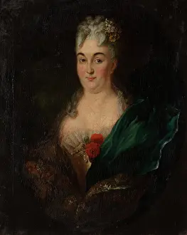 German Master Prints: Portrait of Maria Justina von Lersner, c1700-1730. Creator: German Master