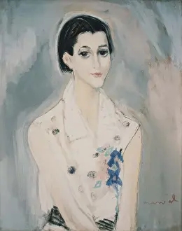 Marval Prints: Portrait of Maria Lani, c1929. Creator: Marval, Jacqueline (1866-1932)
