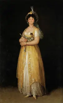 Portrait of Maria Luisa of Parma (1751-1819), Queen of Spain, 1799. Creator: Goya, Francisco, de (1746-1828)