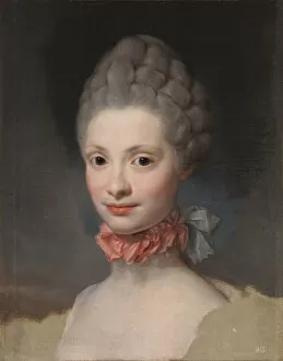 Portrait of Maria Luisa of Parma as Princess of Asturias, 1765. Artist: Mengs, Anton Raphael (1728-1779)