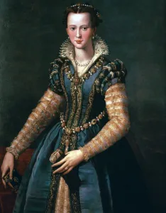 Portrait of Maria de Medici, 16th century. Artist: Alessandro Allori