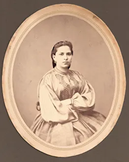 State Central Literary Museum Prints: Portrait of Maria Mikhaylovna Dostoevskaya (1844-1888). Artist: Anonymous