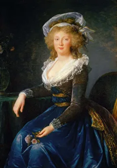 Portrait of Maria Theresa of Naples and Sicily (1772-1807), c. 1790. Creator: Vigee Le Brun