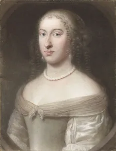 Portrait of Maria Theresa of Spain (1638-1683), Queen consort of France and Navarre, 1660