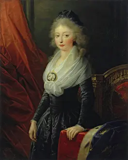 Duchess Prints: Portrait of Maria Theresia Charlotte of Bourbon, 1778. Creator: Heinrich Friedrich Fuger