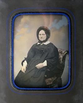 Portrait of Maria Trofimovna Pashkova (1819-1892), nee Countess von Baranov, 1840s. Artist: Levitsky, Sergei Lvovich (1819-1898)