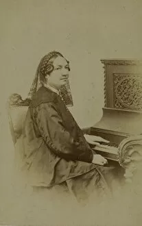 Biblioteka Narodowa Collection: Portrait of Maria Wodzinska (1819-1896), 1860s