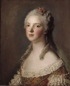 Nattier Jean Marc Prints: Portrait de Marie-Adélaïde de France