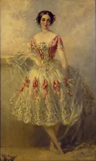 Belgian Collection: Portrait of Marie-Adeline Plunkett, 1854. Creator: Richard Buckner