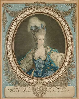 Absolutism Gallery: Portrait of Marie Antoinette (1755-1793), …Second Half of the 18th cen.. Creator