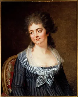 Portrait of Marie Bureau, wife of Claude-Nicolas Ledoux, between 1748 and 1792. Creator: Unknown