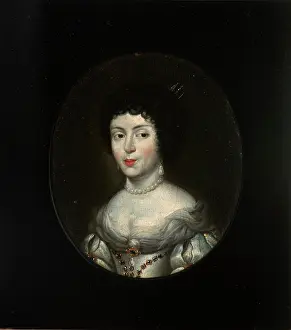 Looking Sideways Prints: Portrait of Marie Casimire Louise de La Grange d'Arquien (1641-1716)