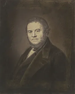 Portrait of Marie-Henri Beyle, dit Stendhal (1783-1842) in 1840, ca 1855. Creator: Nadar, Gaspard-Félix (1820-1910)