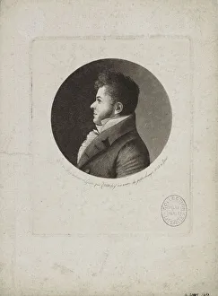 Mus And Xe9 Prints: Portrait of Marie-Henri Beyle, dit Stendhal (1783-1842)