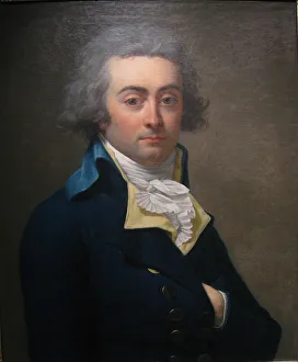 Laneuville Prints: Portrait of Marie-Jean Herault de Sechelles (1759-1794)