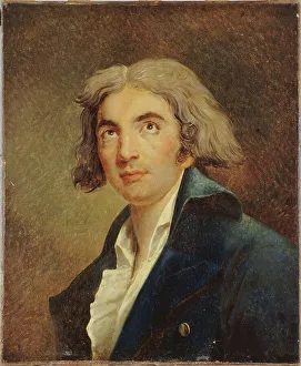 Portrait de Marie-Joseph Chénier (1764-1811), homme politique et auteur dramatique, c1795. Creator: Ecole Francaise