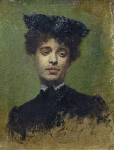 Mile 1868 1941 Prints: Portrait of Marie Lemasson, 1892. Artist: Bernard, Emile (1868-1941)