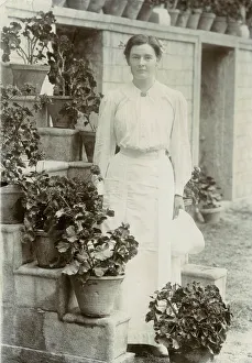 Portrait of Marie-Louise Flygare (n. Lundberg) in Persia 1913-14. Creator: Harald Lundberg