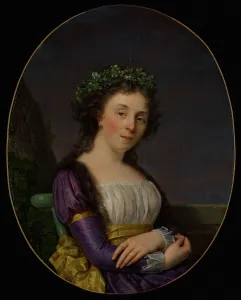 Wreath Prints: Portrait of Marie-Louise Joubert