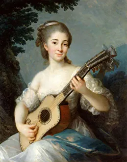 Vigee Le Brun Prints: Portrait of Marie-Louise de Robien, 1774. Creator: Vigee Le Brun, Louise Elisabeth