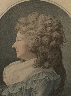 Portrait of Marie Louise of Savoy (1749-1792), Princess of Lamballe, 1791