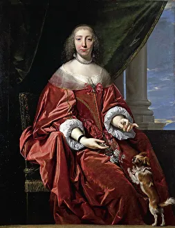Du Plessis Prints: Portrait of Marie Madeleine de Vignerot