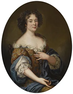 Portrait of Marie Mancini (1639-1715). Artist: Mignard, Pierre (1612-1695) Portrait of Marie Mancini (1639-1715). Artist: Mignard, Pierre (1612-1695)