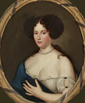 Voet Prints: Portrait of Marie Mancini (1639-1715). Creator: Voet, Jacob Ferdinand (1639-1689)