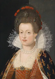 Successor To The Throne Gallery: Portrait of Marie de Medici (1575-1642), 1605. Artist: Pourbus, Frans, the Younger (1569-1622)
