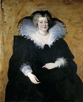 Successor To The Throne Gallery: Portrait of Marie de Medici (1575-1642), 1622. Artist: Rubens, Pieter Paul (1577-1640)