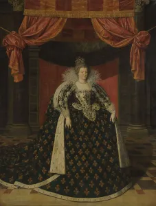 Baldachin Prints: Portrait of Marie de Médicis (1575-1642)