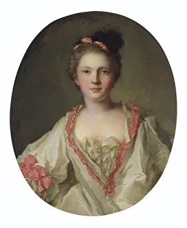 Nattier Prints: Portrait of Marie-Therese Geoffrin (1715-1791)
