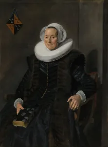 Hals Frans Prints: Portrait of Maritge Claesdr Vooght, 1639. Creator: Frans Hals