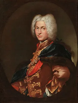 Portrait of Marquis Erasmo Aliprandi Martinengo (1696-1756), 1727. Creator: Ceruti, Giacomo Antonio (1698-1767)