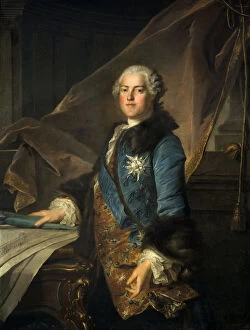 Person Gallery: Portrait of the Marquis of Marigny, 1755. Artist: Louis Tocque