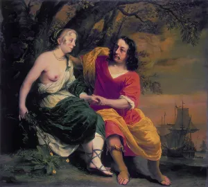 Merchant Prints: Portrait of a Married Couple as Medea and Jason, 1664 Creator: Ferdinand Bol