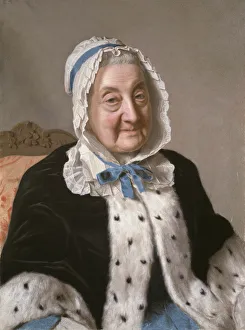 Liotard Giovanni Stefano Prints: Portrait of Marthe Marie Tronchin, 1758 / 61. Creator: Jean-Etienne Liotard