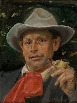 Images Dated 5th September 2014: Portrait of Martin Andersen Nexo. Artist: Ancher, Michael (1849-1927)