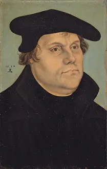 Cranach Prints: Portrait of Martin Luther (1483-1546)