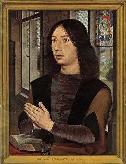 Martin Van Gallery: Portrait de Martin Van Nieuwenhowen, 1478. Creator: Hans Memling