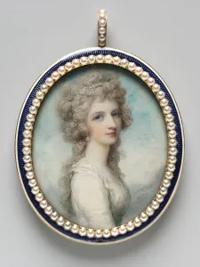 Enamel Prints: Portrait of Mary Frances (Fanny) Swinburne