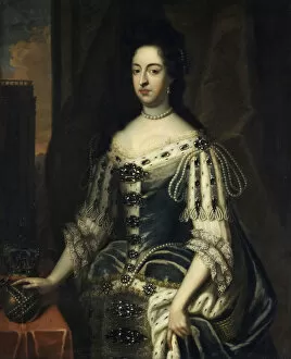 Kneller Gallery: Portrait of Mary II of England (1662-1694)