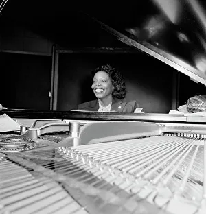 Grand Piano Prints: Portrait of Mary Lou Williams, CBS studio