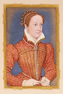 King James Vi Of Scotland Collection: Portrait - Mary, Queen of Scots, c16th century, (1904). Artists: Unknown, Janet